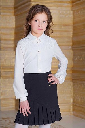 Черная школьная юбка, модель 0330