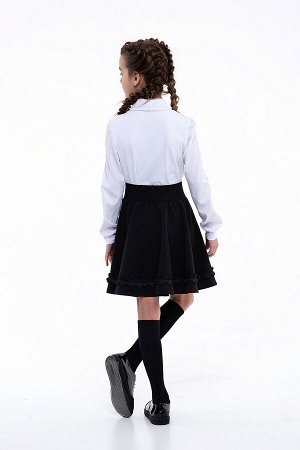 Черная школьная юбка, модель 0338