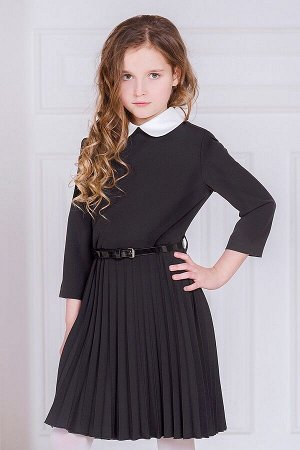 Черное школьное платье, модель 0146