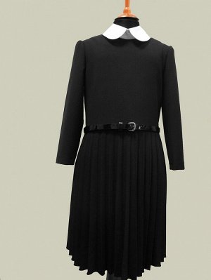 Черное школьное платье, модель 0146