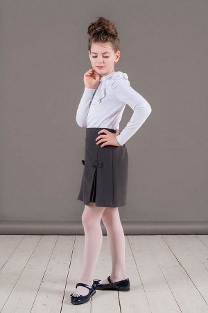 Белая школьная блуза, модель 0698