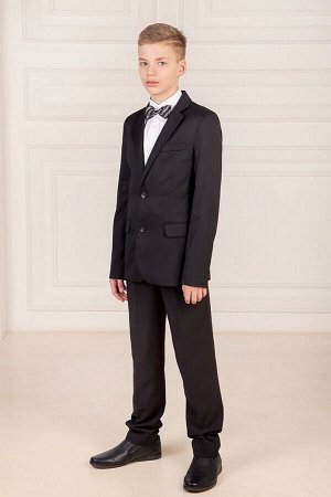 Черные школьные брюки для мальчика, модель 0910