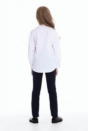 Белая школьная блуза, модель 0679