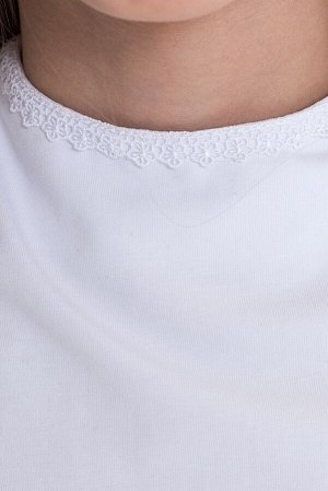 Белая школьная блуза, модель 06106