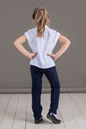 Белая школьная блуза, модель 0694