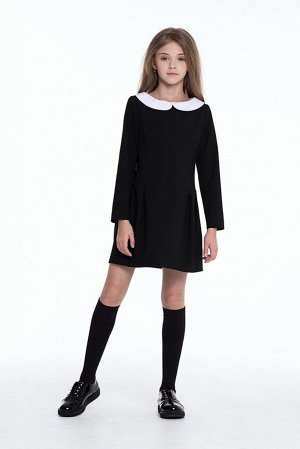 Чёрное школьное платье, модель 0133