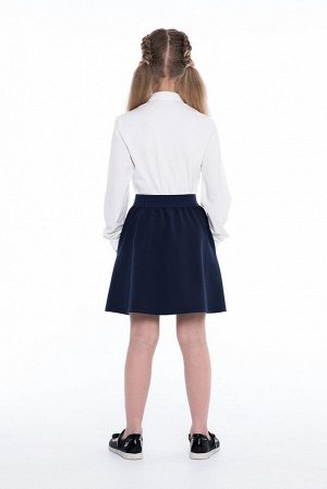 Синяя школьная юбка, модель 0320