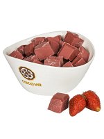 Белый шоколад с клубникой