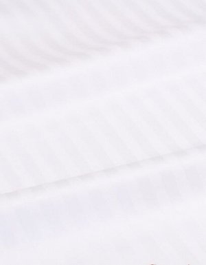 Сатин-страйп цв.Белый (оптически отбеленный) (1см*1см), ш. 2.2 м, хл-100% 135 гр/м.кв