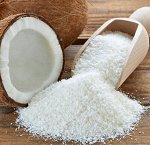 П22. Кокос Премиум, стружка Медиум, (Coconut Premium flakes Medium fat 45-65%) крафт дойпак 100гр