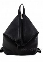 Модель №1185 | кожзам | гладкий | черный | Р820-1 | 27497