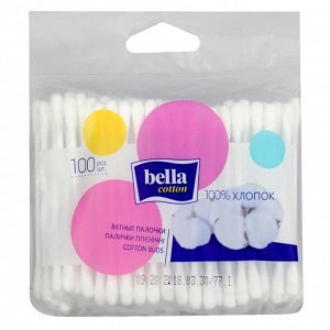 Ватные палочки Bella Cotton, 100 шт.
