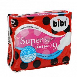 Прокладки «BiBi» Super Ultra Soft, 9 шт