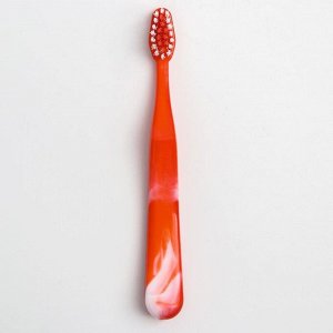 Зубная щётка детская, от 18 мес., цвет красный