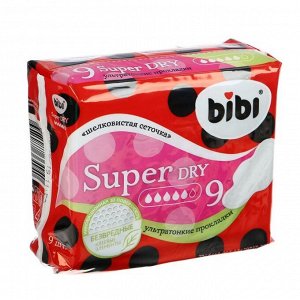 Прокладки «BiBi» Super Ultra Dry, 9 шт