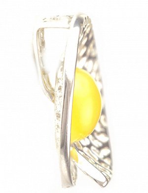 Великолепный кулон «Венера» из серебра со вставкой из медового янтаря, 601706100