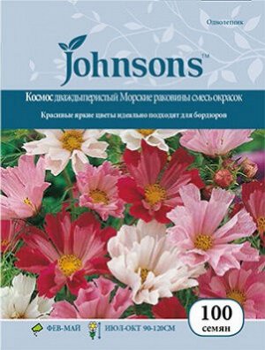 Космос дваждыперистый Морские раковины, смесь окрасок