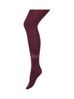 Колготки для детей &quot;Ornament burgundy&quot;, цвет Темно-бордовый