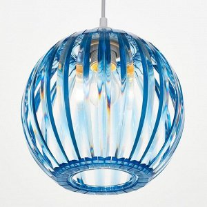 Светильник BayerLux «3330/1», 1хЕ27 15 Вт, синий, 21?24+60 см