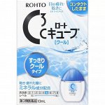 Rohto C3 Ice Cool - глазные капли для контактных линз с индексом свежести 5