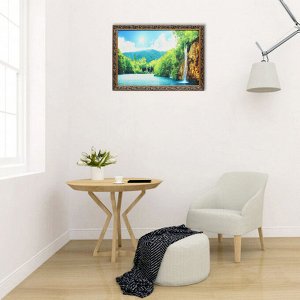 Гобеленовая картина "Красота водопада" 53*73 см