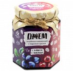 Голубично-клюквенный джем с кедровым орехом, 250г