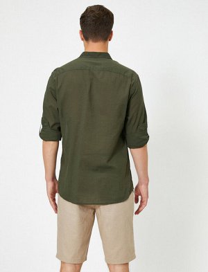 Рубашка Материал: %100  Хлопок Параметры модели: рост: 187 cm, грудь: 99, талия: 75, бедра: 94 Надет размер: S