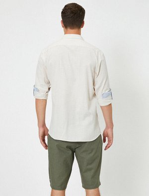 Рубашка Материал: %100  Хлопок Параметры модели: рост: 187 cm, грудь: 99, талия: 75, бедра: 94 Надет размер: S