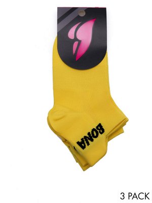 Носки Bona Fide: Socks "Yellow"(3 пары)