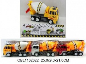 8366-1 грузовик бетономешалка, инерц., 25 см, в пакете 1162622
