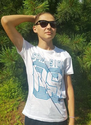 Футболка белая