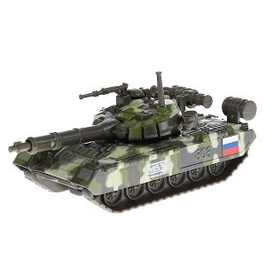 SB-16-19-T90-M-WB.19 Модель металл Танк T-90 12см, инерц. механизм., подвиж. детали в русс. кор. Технопарк в кор.2*24шт