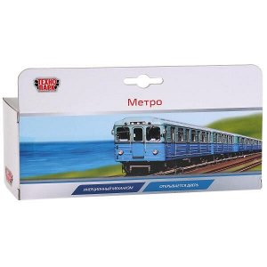 SB-16-06 ВАГОН МЕТРО "ТЕХНОПАРК" МЕТАЛЛ. ИНЕРЦ. 15СМ, ОТКРЫВ. ДВЕРЬ В РУСС. КОР. в кор.2*24шт