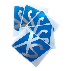 XS™ Наклейки винил 5 шт/уп синие