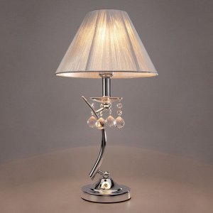 Настольная лампа Odette 40Вт E14 хром