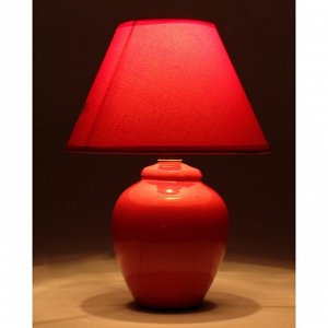 Лампа настольная "Азалия", 220V, красная