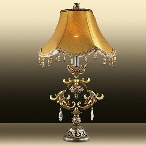 Настольная лампа SAFIRA 60Вт E27 коричневый