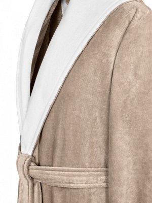 Банный халат Арт лайн цвет: белый, коричневый. Производитель: ТОGАS