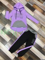 88071 Костюм трикотажный тройка для девочки