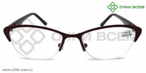 Корригирующие очки FABIA MONTI Без покрытия FM1060 Бордовый