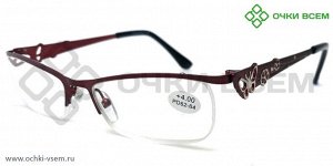 Корригирующие очки FABIA MONTI Без покрытия FM0041 Красный