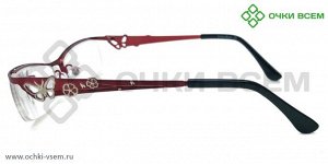 Корригирующие очки FABIA MONTI Без покрытия FM0041 Красный