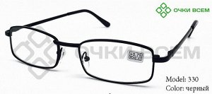 Корригирующие очки Восток Без покрытия 0330 Черный