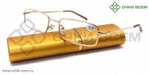 Корригирующие очки Восток Без покрытия 9890 Широкие Золотой