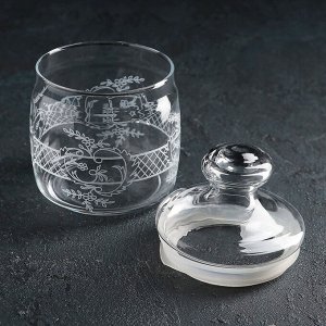 Набор банок с гравировкой GiDGLASS «Ассоль», 650 мл, 3 шт, в упаковке