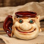 Кружка для пива &quot;Ухо&quot; 0,4 л, микс