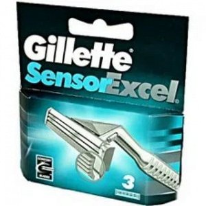 GILLETTE  Sensor Excel  кассета 3 шт