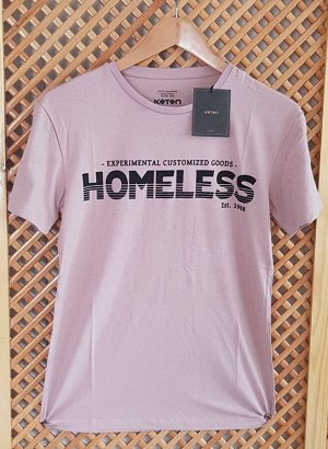 Футболка пыльно-розовая HOMELESS