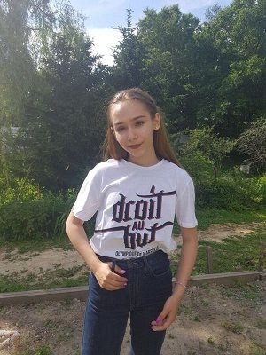 Футболка белая