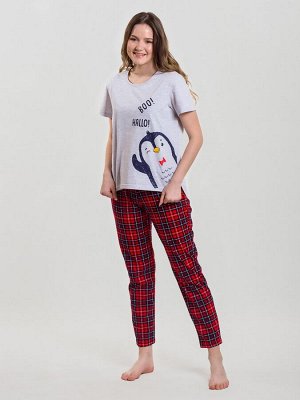 Пижама женская ML-Пингви 2 (брюки)